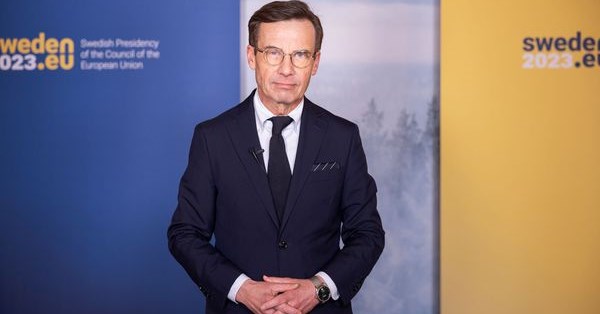 Le premier Ministre suédois Ulf Kristersson