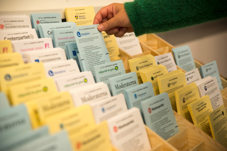 valblanketter Credits: Mona Loose/imagebank.sweden.se