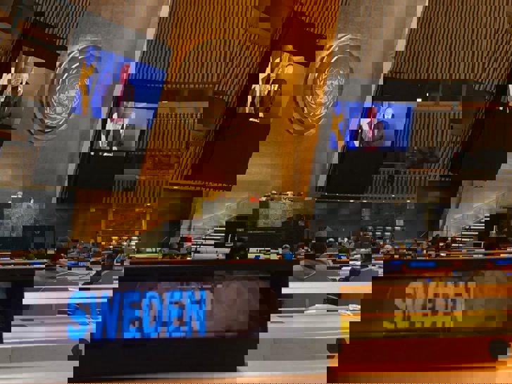 Imagem: Sweden in UN