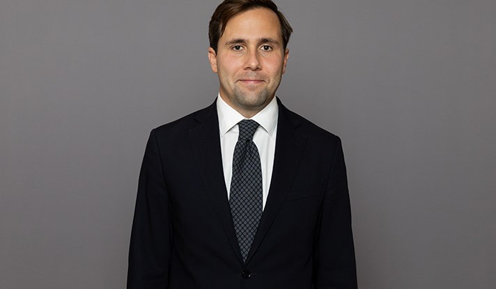 Photo of Benjamin Dousa, Minister for International Development Cooperation and Foreign Trade