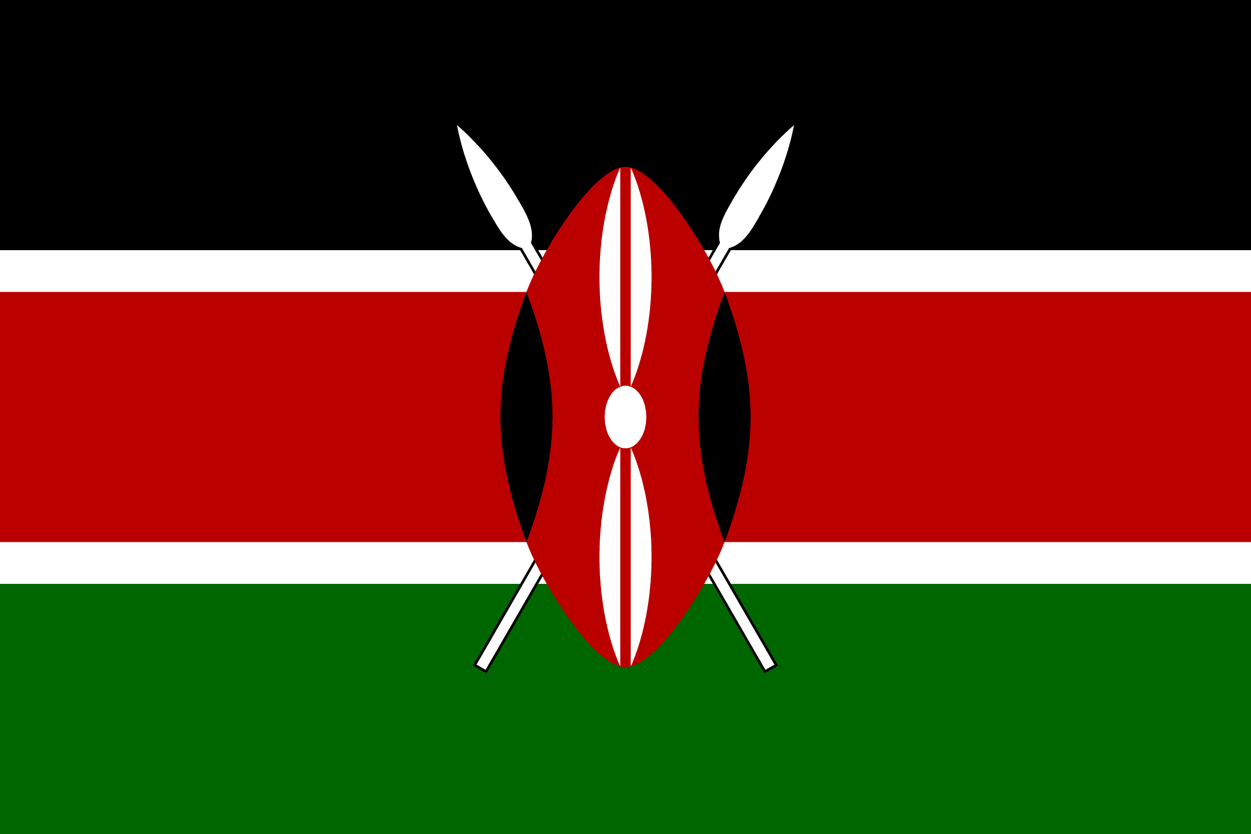 Kenyas flagga