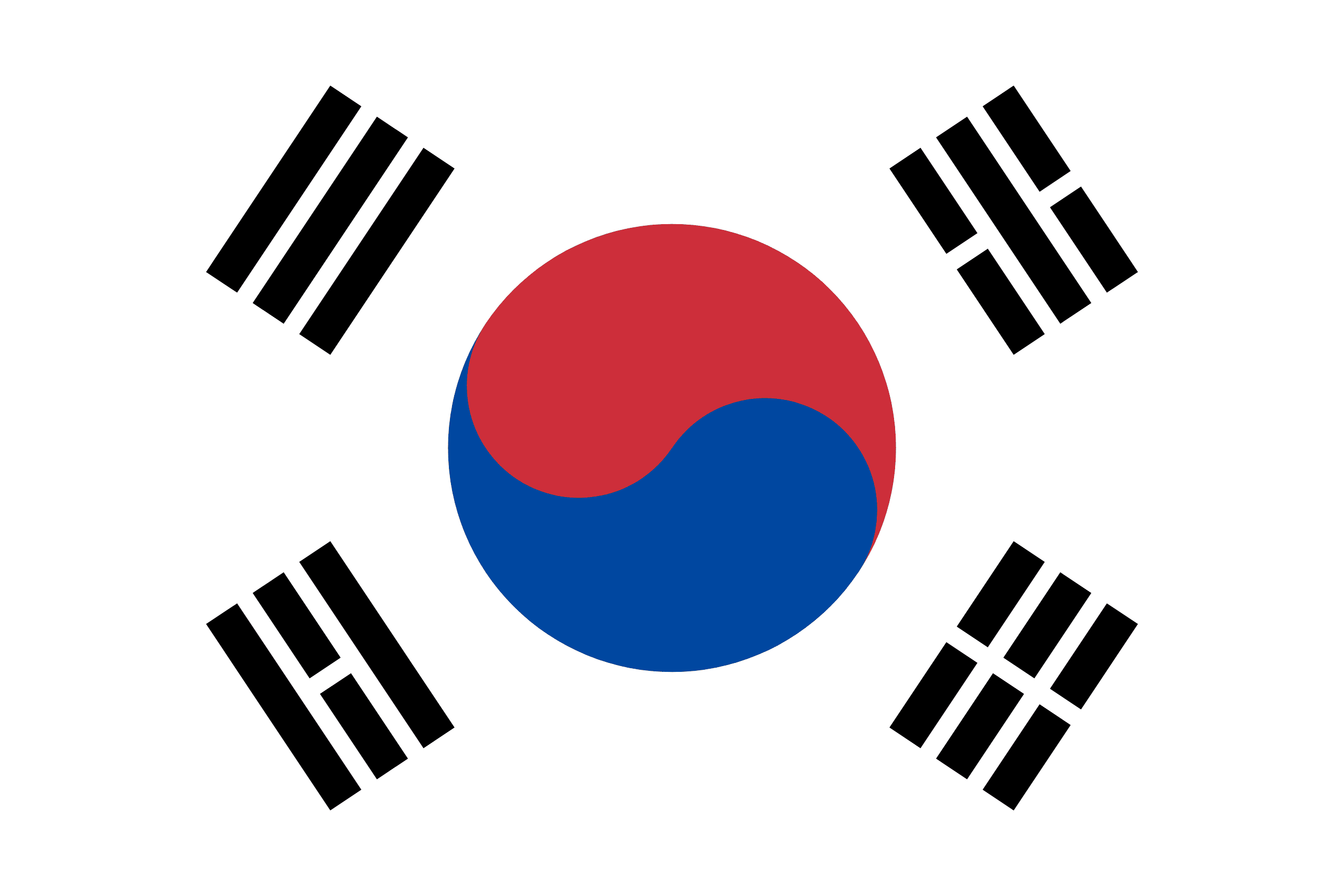 Sydkoreas flagga