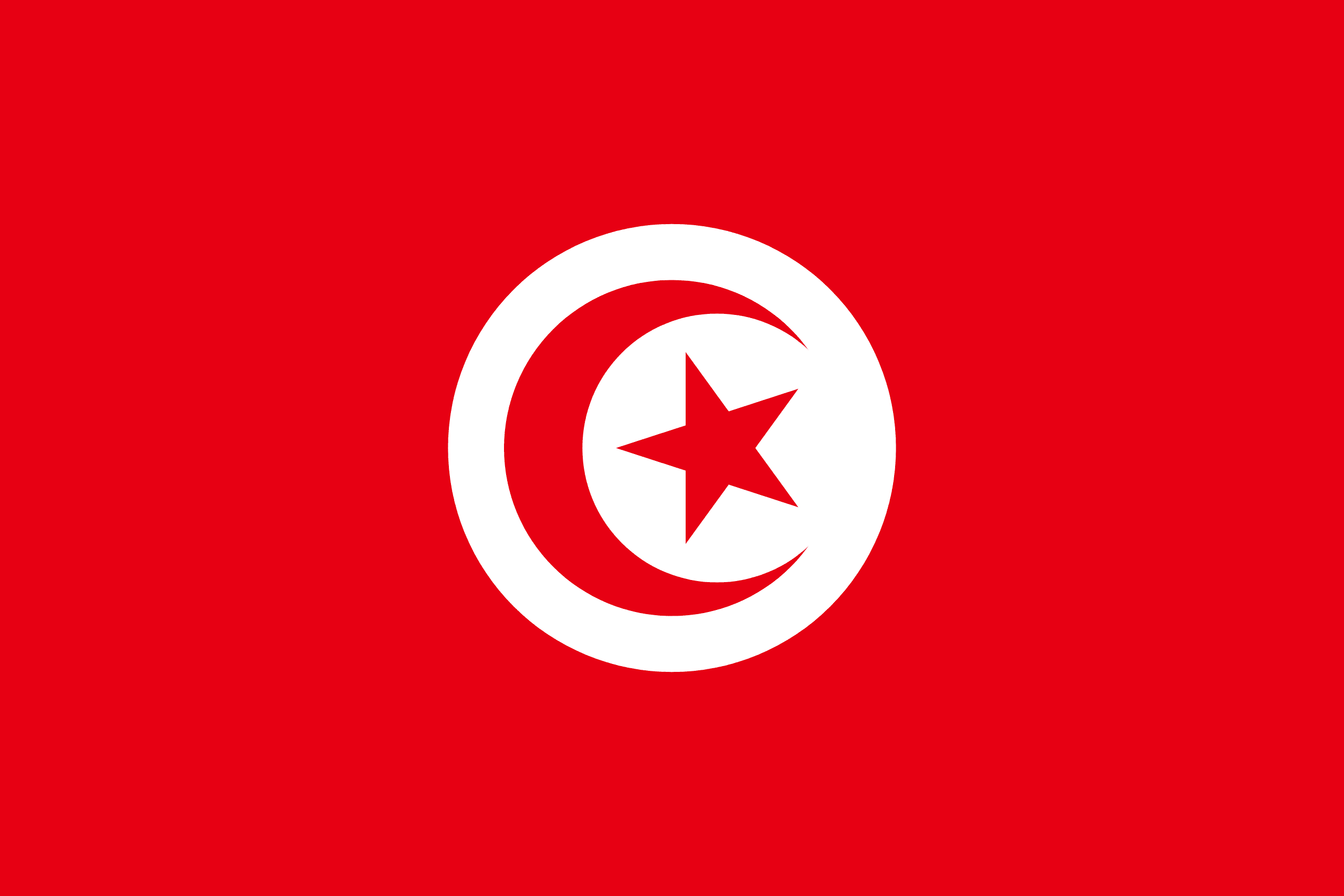 Tunisiens flagga