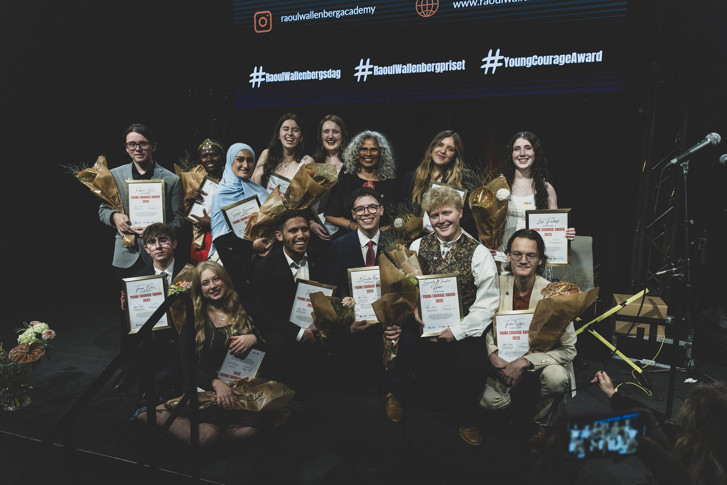 YCA 2025 winners at the awards ceremony in Stockholm
