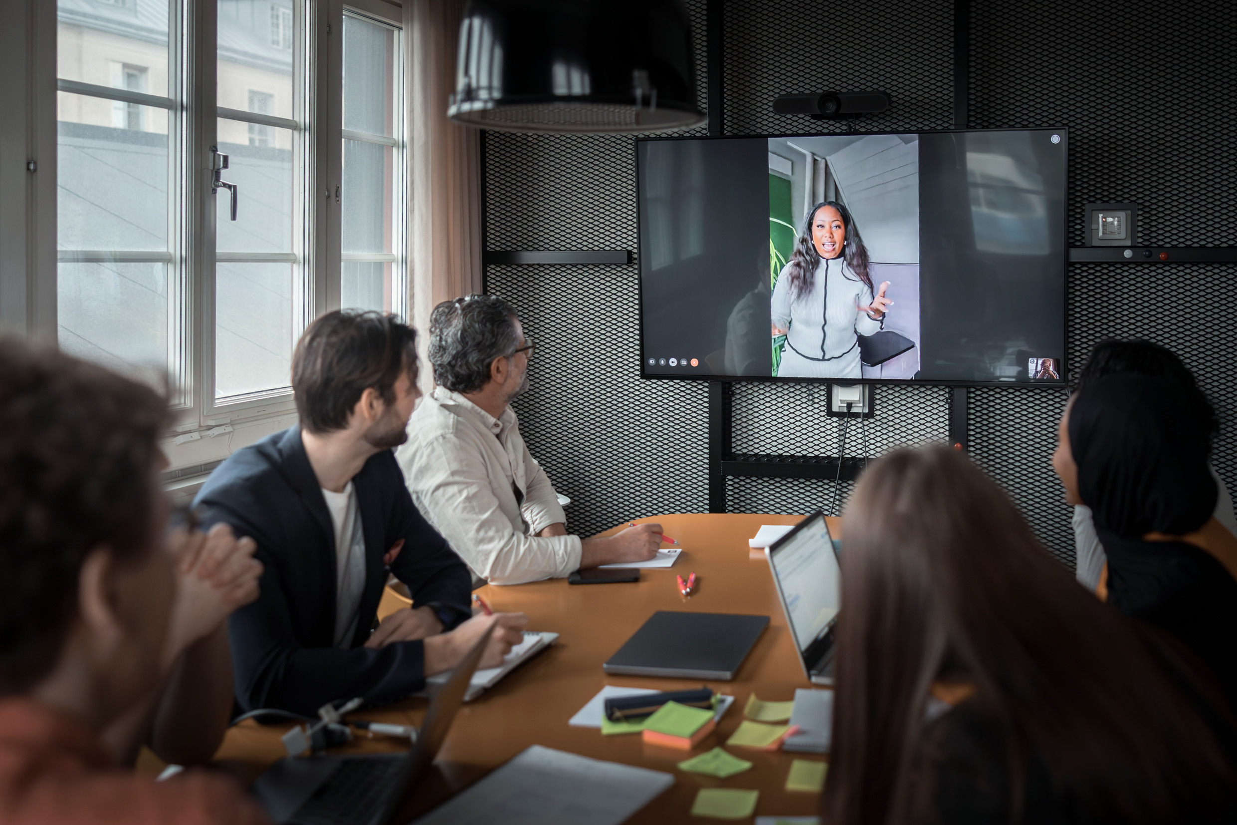 People in a meeting