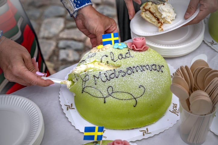 Princesstårta på en foto av Ulf Palm/imagebank.sweden.se