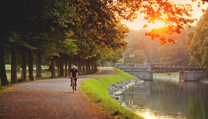 summer bike riding