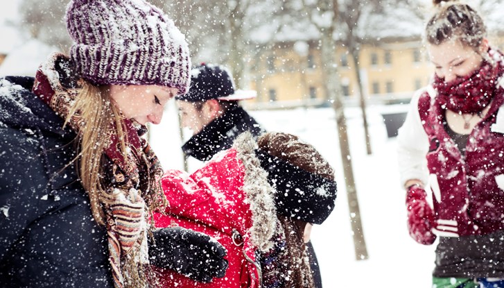 Girls studying in sweden