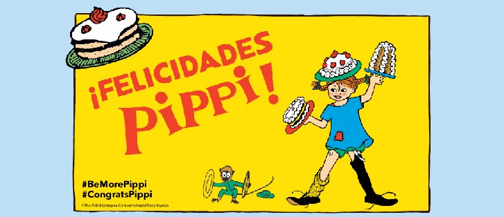 Pippi Calzaslargas Cumple 75 años embajada suecia