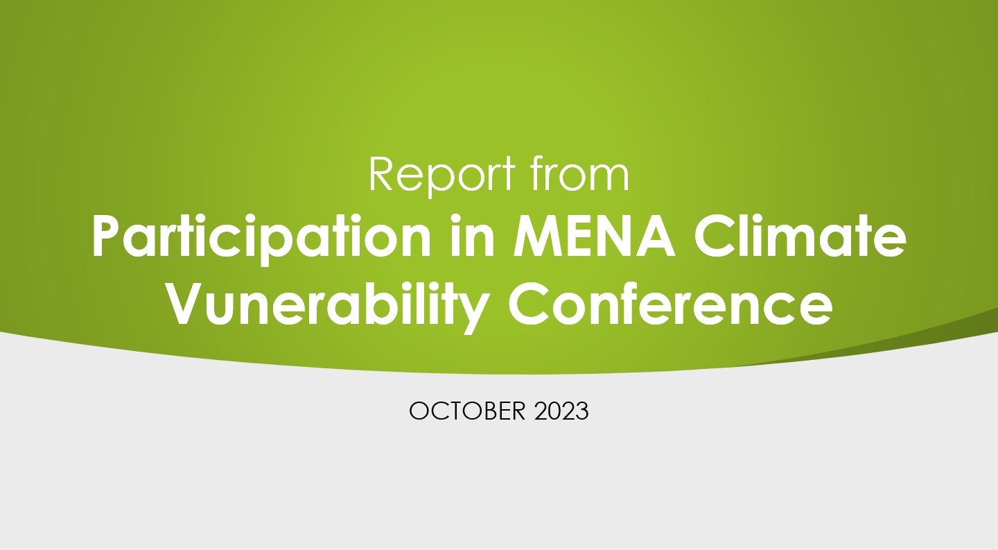 Climate Vunerability Conference