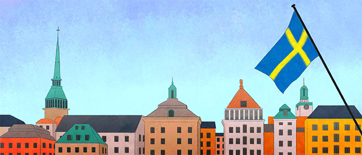 Drawing of Stockholm