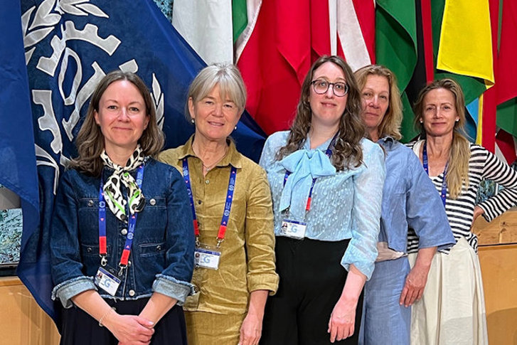 The Swedish delegation