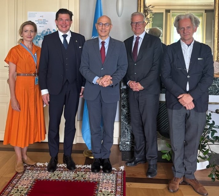 Möte med FN:s högkommissarie för mänskliga rättigheter Volker Türk