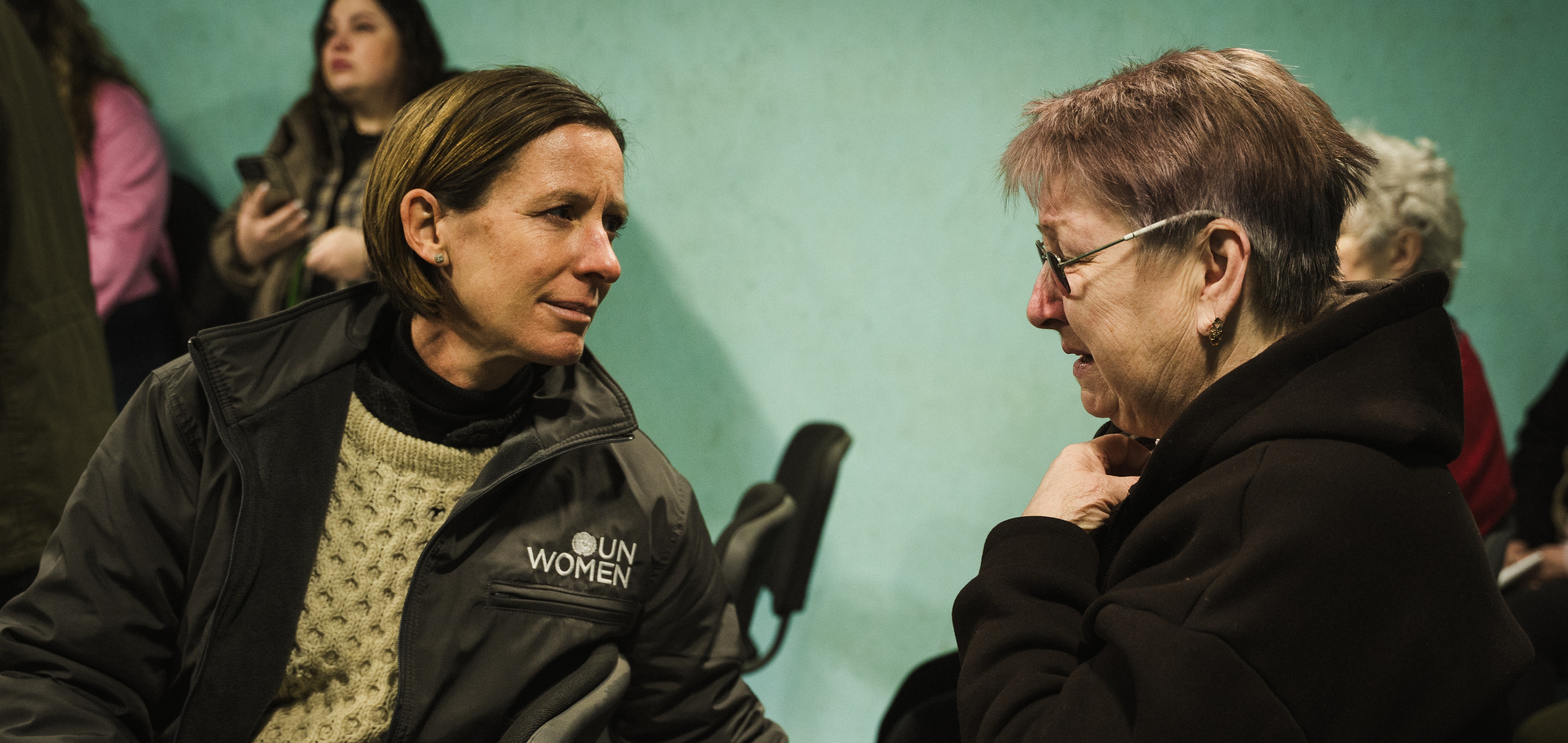 Sofia Calltorp, chef för UN Womens kontor i Genève och ansvarig för organisationens humanitära arbete