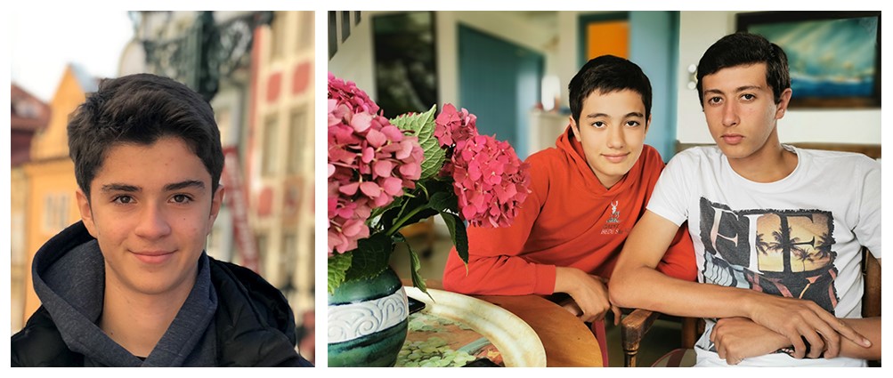 Victor Delyfer, Charles Delyfer et Victor Gardere, es trois lauréats français de Young Courage Award 2021.