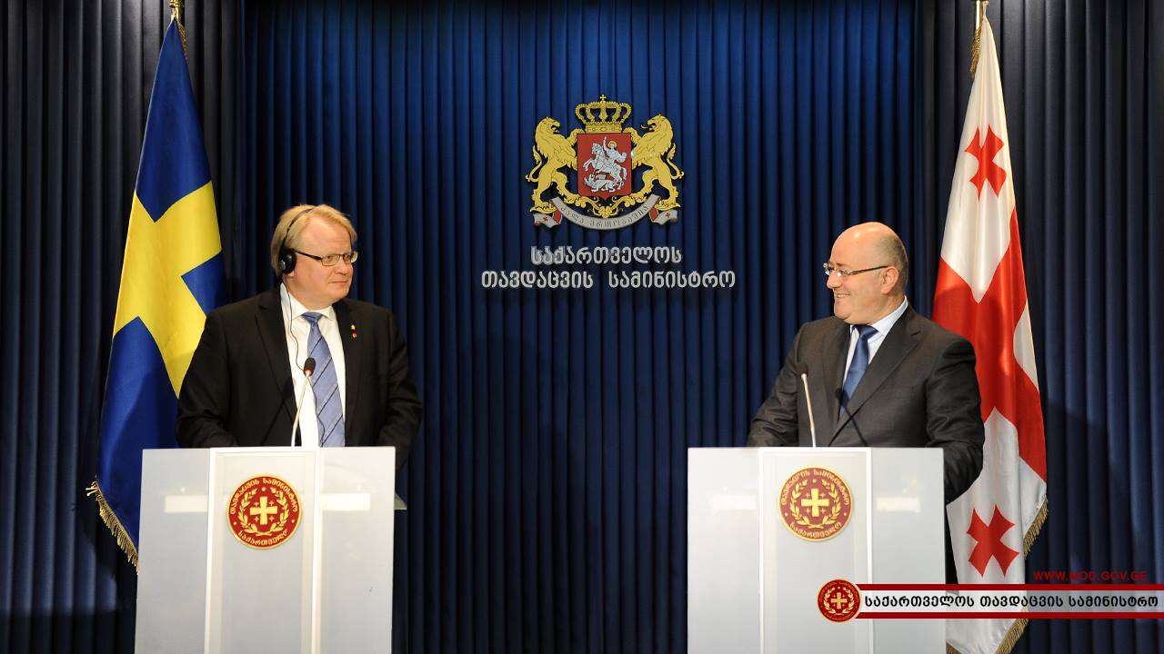 Visit of Swedish Defence Minister to Tbilisi