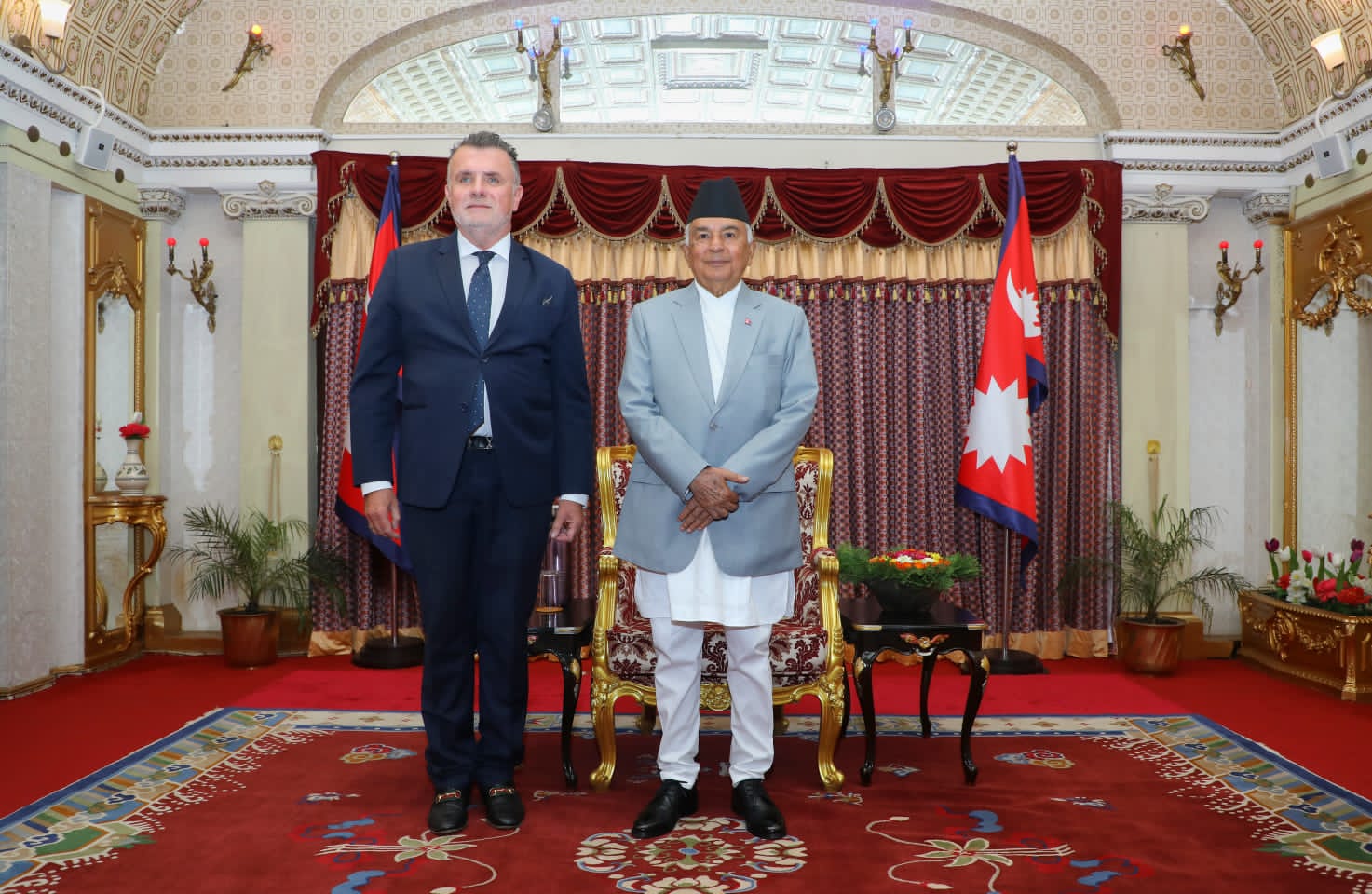 Ambassadör Jan Thesleff i Nepal