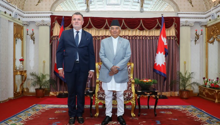 Ambassadör Jan Thesleff i Nepal