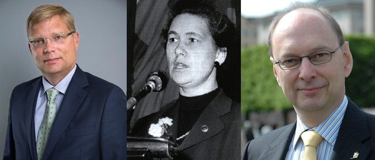 Tidigare svenska ambassadörer i Israel: Magnus Hellgren, Inga Thorsson och Robert Rydberg