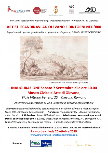 Artisti scandinavi ad Olevano e dintorni nell'800