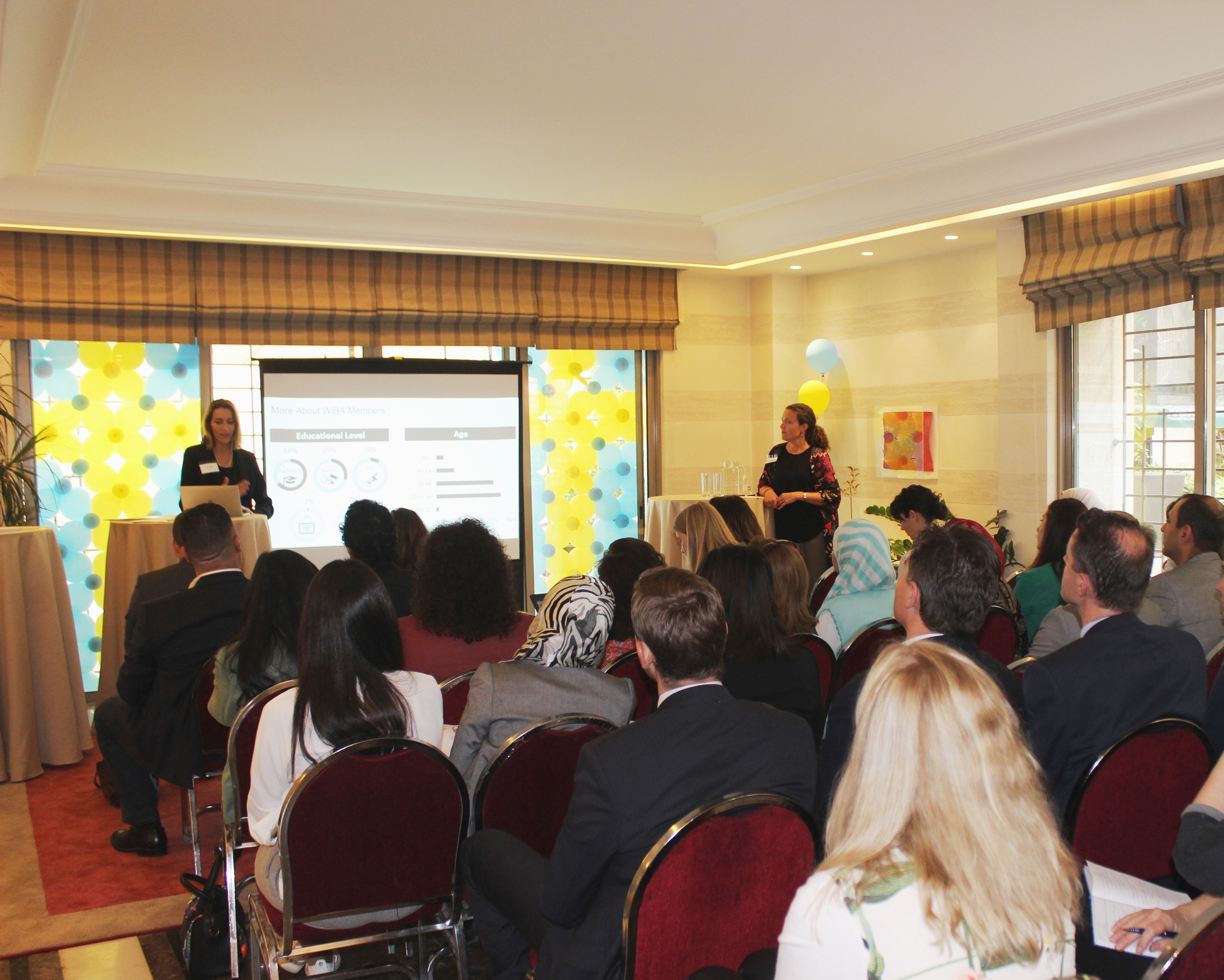 Fida Taher´s presentation during the seminar