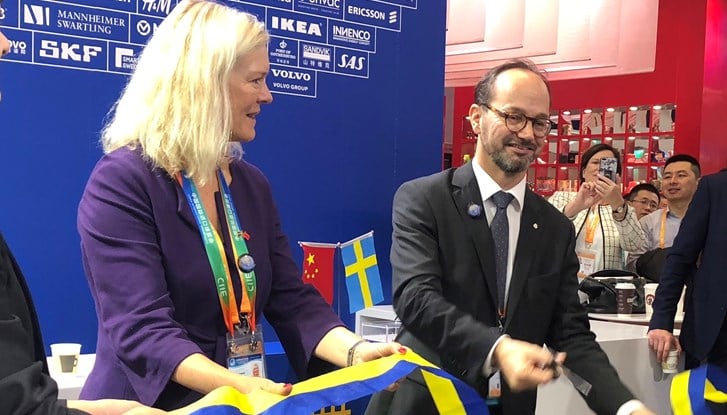 Team Sweden China participated in China International Import Expo (CIIE)