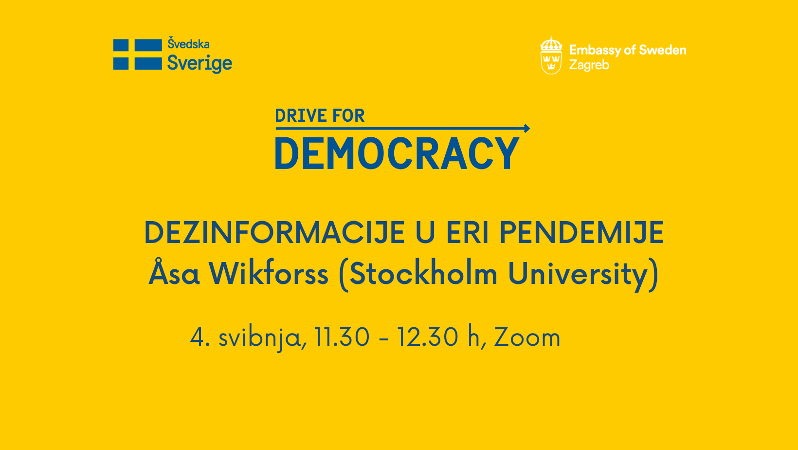 Democracy Talks 4 May