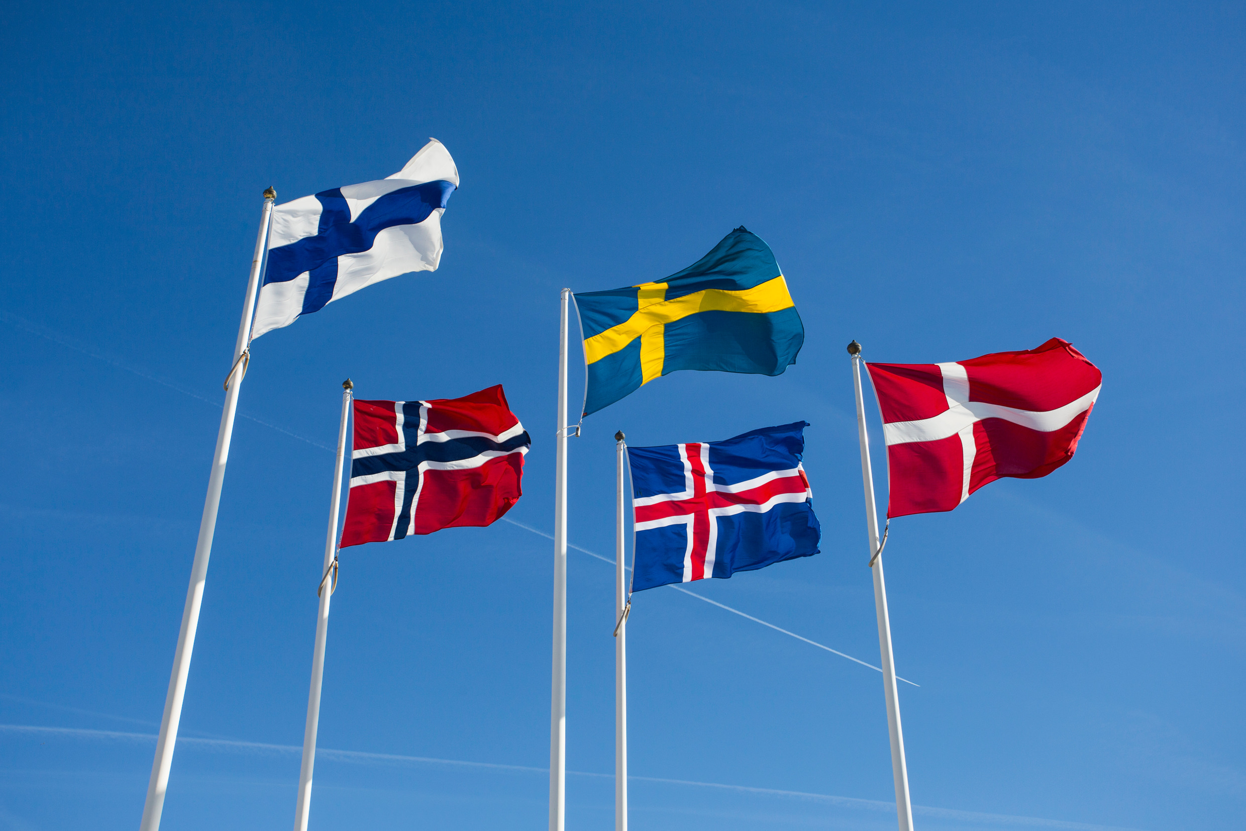 Nordic flags