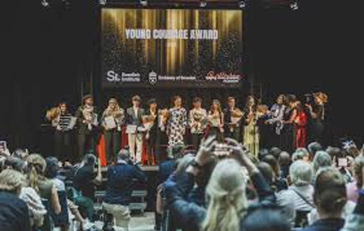 The prize ceremony for Young Courage Award takes place annually in Stockholm on Raoul Wallenberg Day.