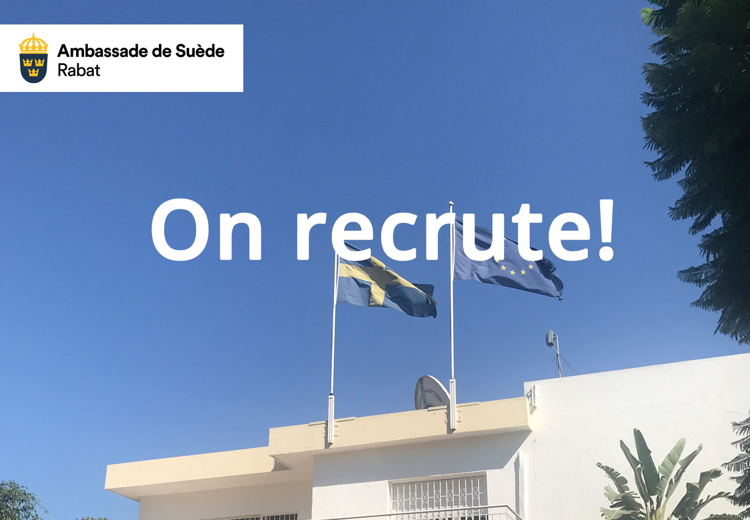 L Ambassade Recrute Mise A Jour 29 10 Le Poste A Ete Pourvu Merci De Votre Interet Sweden Abroad