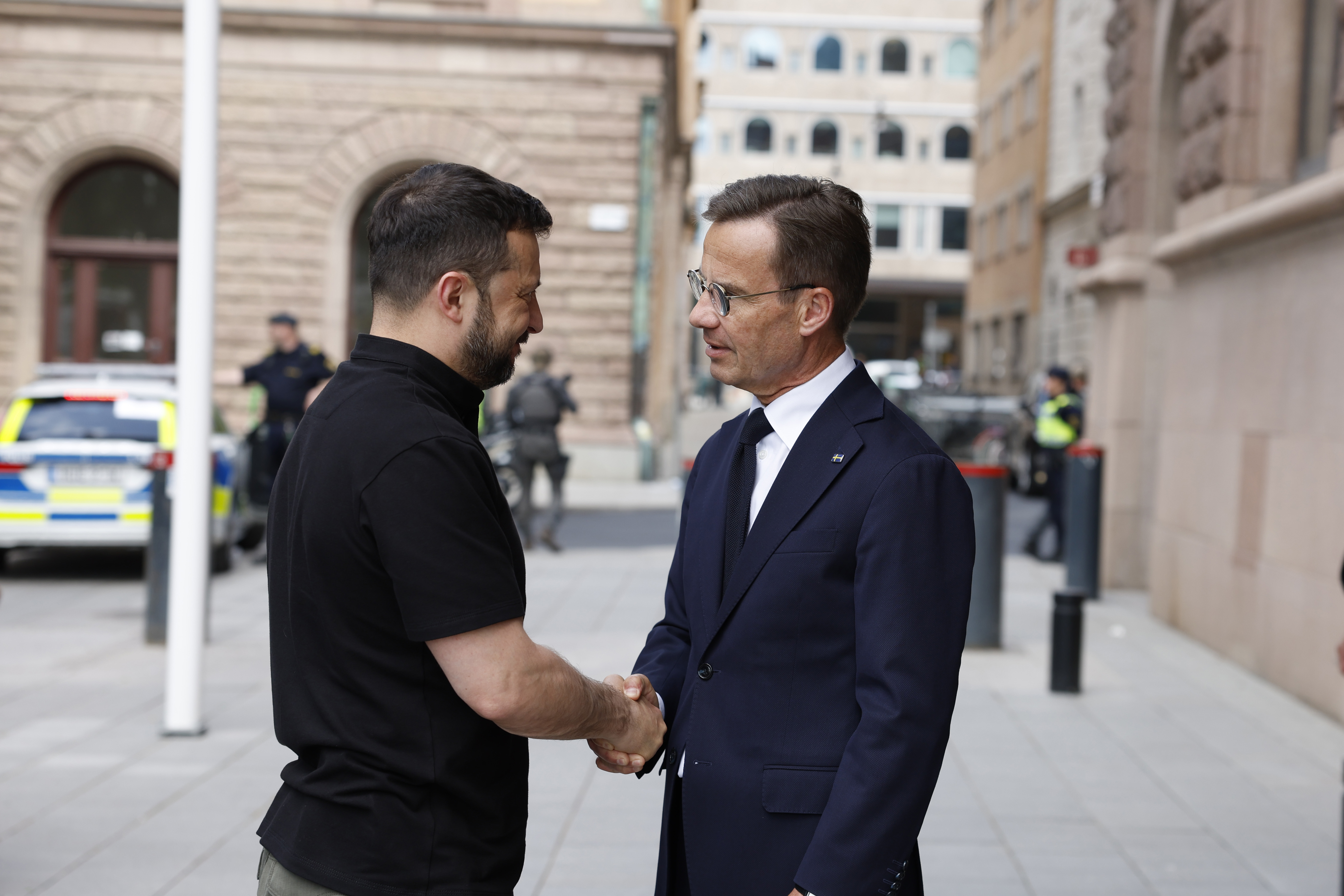 PM Kristersson welcomes President Zelenskyy