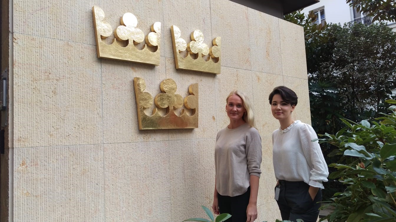 Från vänster: Maria Pettersson och Faezeh Veghar