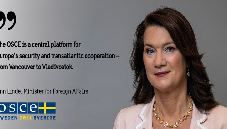 Ann Linde, Minister for Foreign Affairs