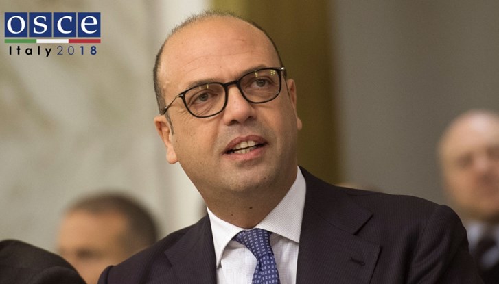 OSCE/2018 OSCE Chairperson-in-Office Minister of Foreign Affairs and International Cooperation of Italy, Angelino Alfano. (ANSA)