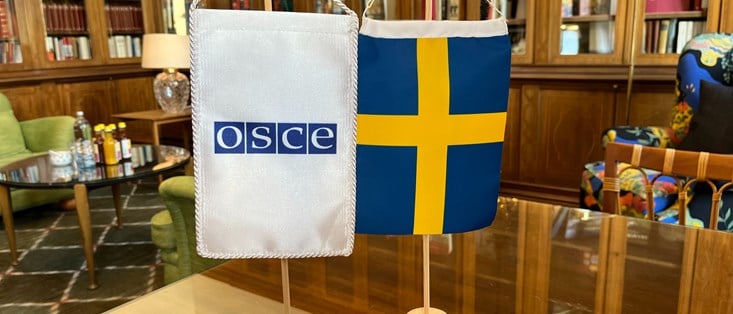 Flags OSCE Sweden