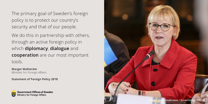 Minister Spraw Zagranicznych Margot Wallström