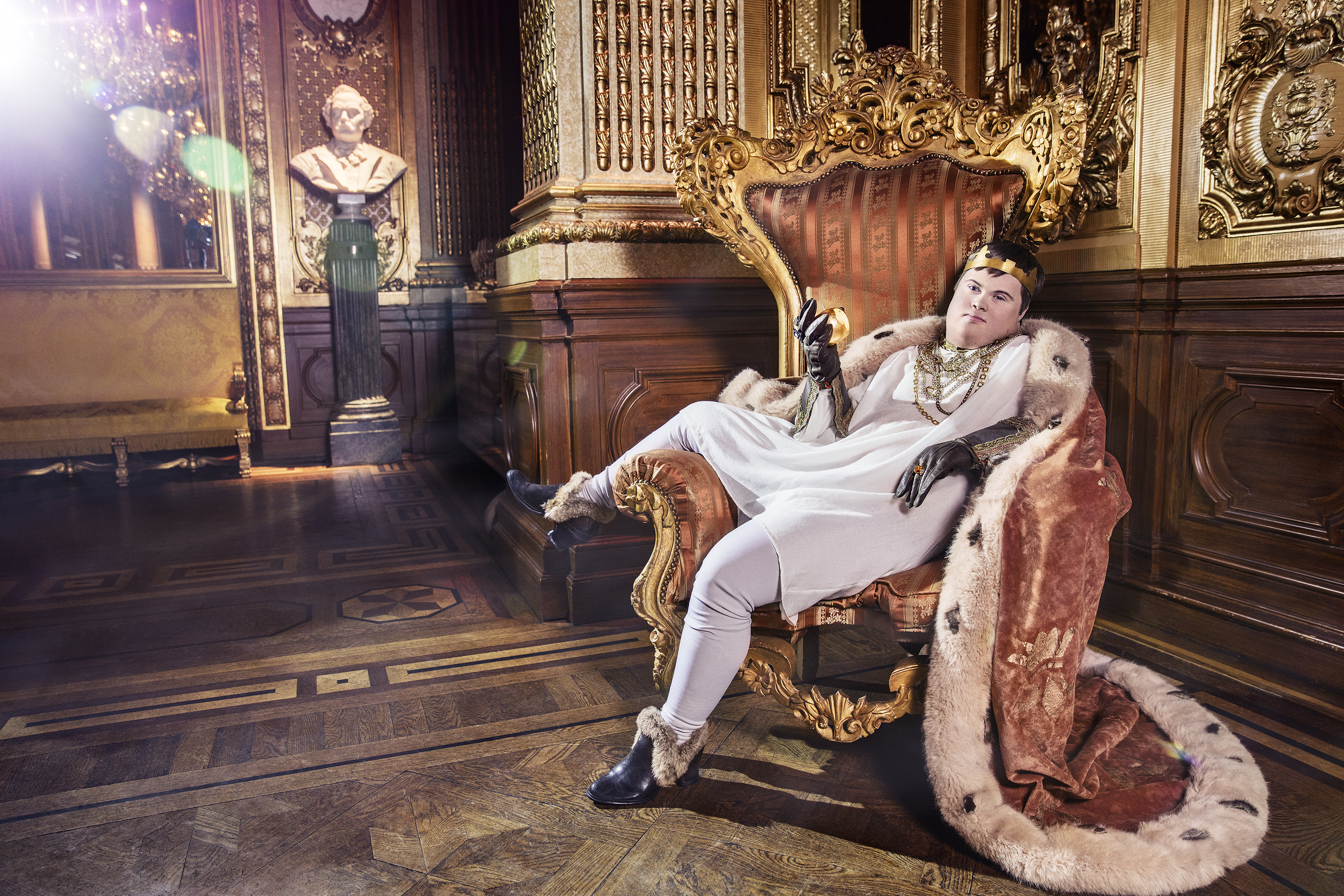 Kungen, från utställningen Ikoner. Foto Emma Svensson