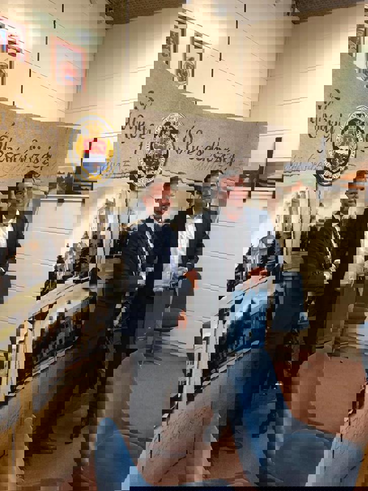 Joachim Waern, dep Head of Mission met with the Mayor of Becej Dragan Tosic