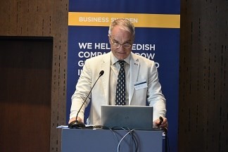 Ambassador of Sweden Jan Lundin at Mining Academy