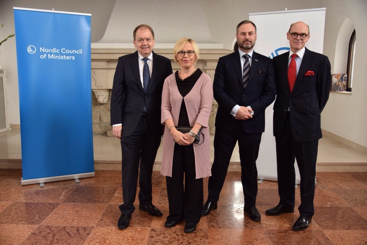 Representatives of the embassies of the Nordic countries