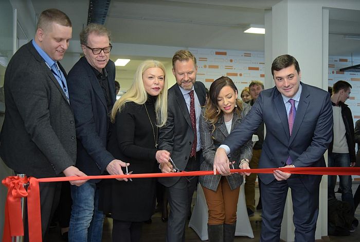 Our DHM, Joakim Waern, at Transcom opening