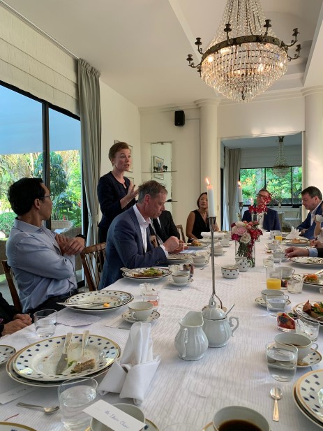 Breakfast meeting at the Swedish Residence 