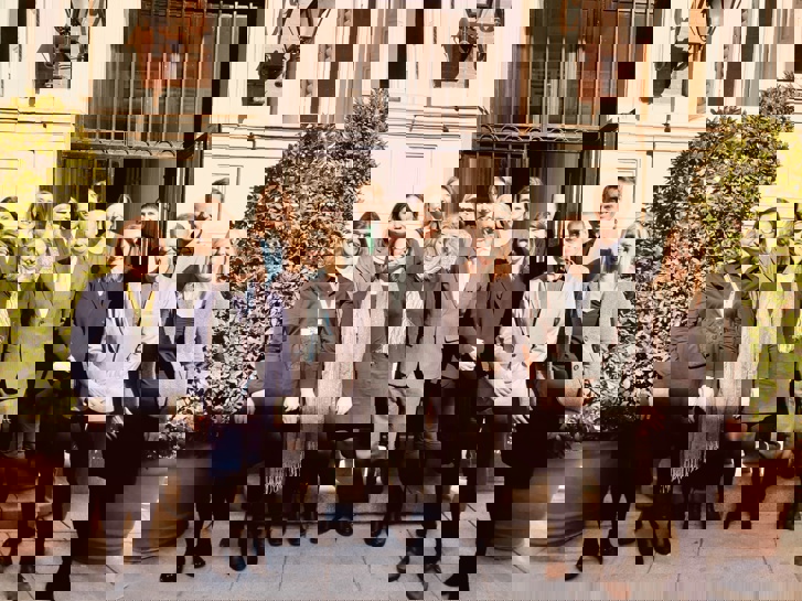 Representanter från KC-enheten och ambassaden i Madrid