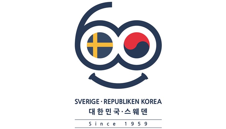 Sweden Korea 60 Years Logo
