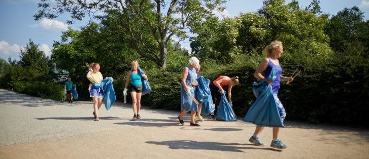 Der schwedische Fitnesstrend Plogging verbindet Laufen mit Müllsammeln