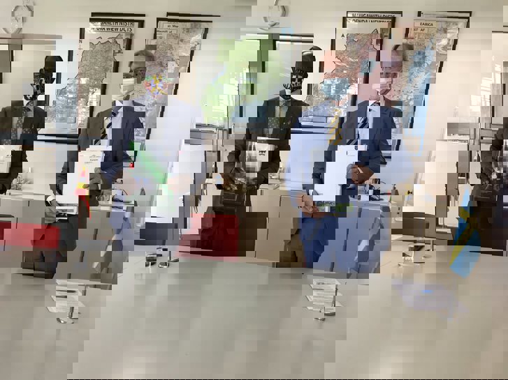 Prof. Nawangwe and Ambassador Per Lindgärde