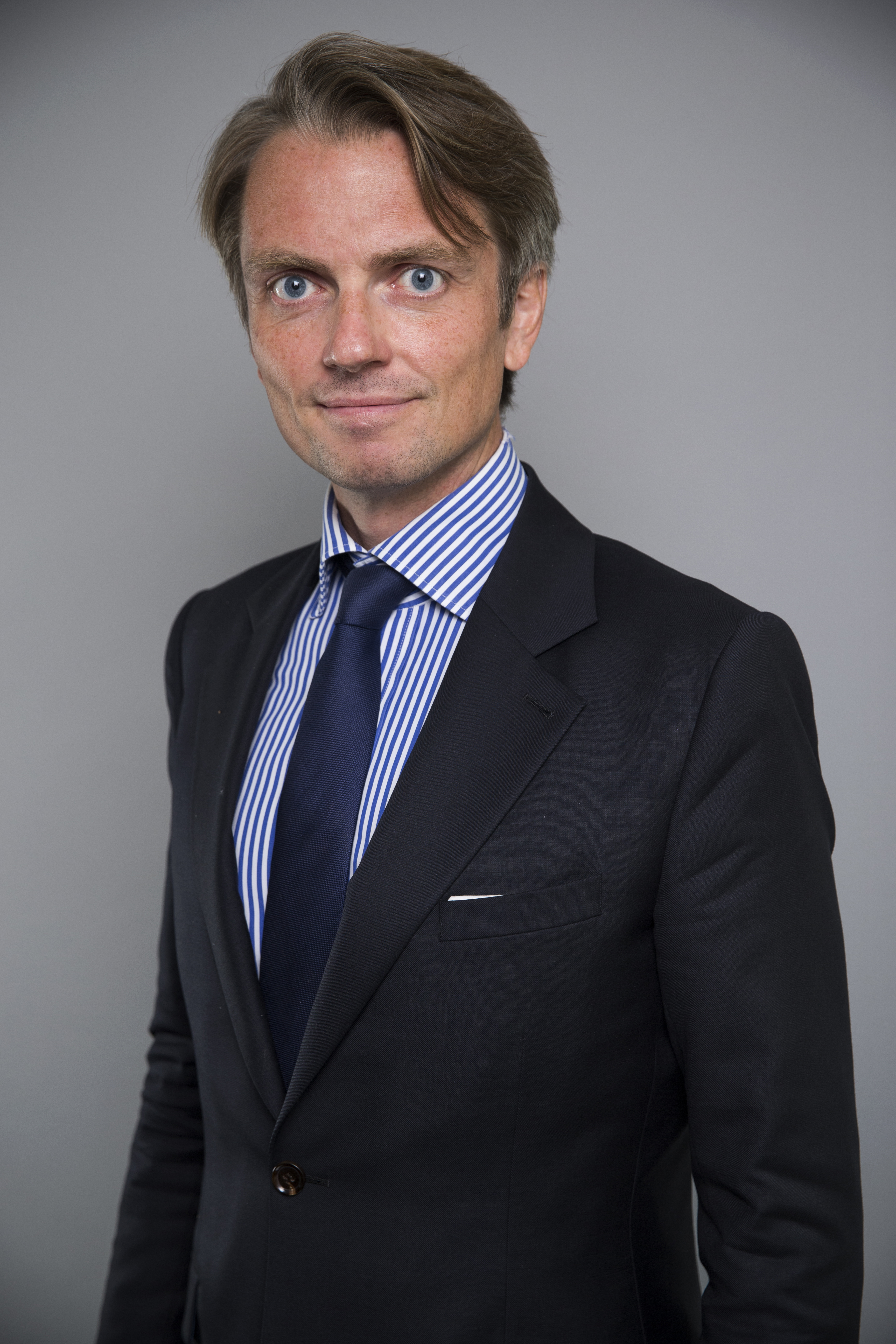 Photo of the Ambassafor of Sweden to Ukraine Tobias Thyberg