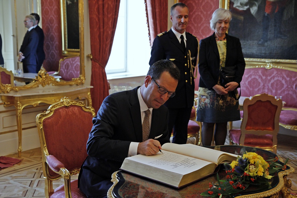 Ambassadör Niclas Trouvé credit: Office of the President of the Republic, Press Department