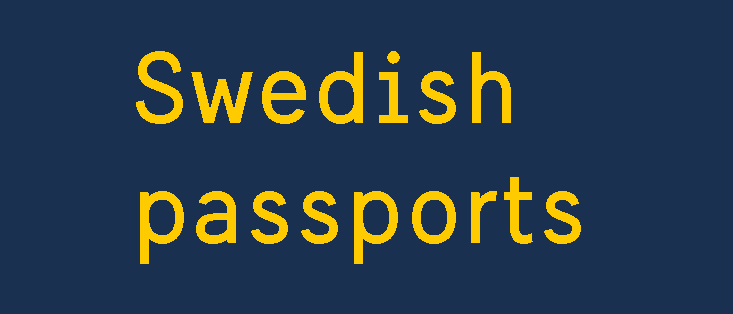 Swedish passports